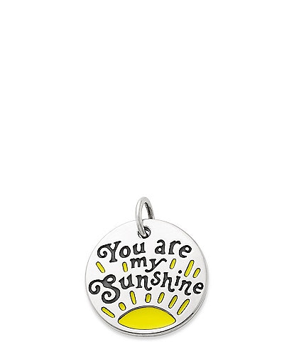 James Avery Enamel #double;You Are My Sunshine#double; Charm