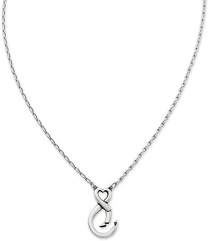 James Avery Endless Love Changeable Charm Holder Necklace