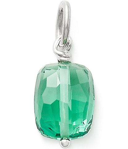 James Avery Faceted Lab-Created Green Amethyst Birthstone Charm