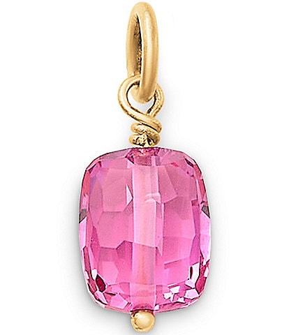 James Avery Faceted Gemstone Bead Pendant Charm