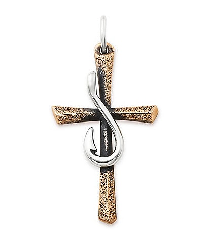 James Avery Fishers of Men Sculpted Cross Pendant