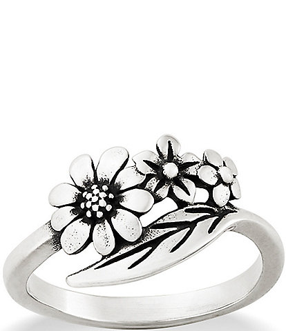 James Avery Floral Wrap Band Ring