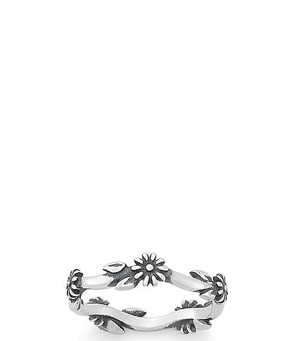 James Avery Flowering Vines Sterling Silver Ring