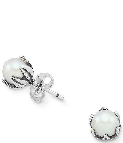 James Avery Freshwater Cultured Pearl Pod Ear Posts