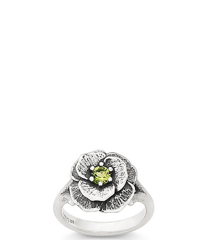 James Avery Gemstone Floral Ring