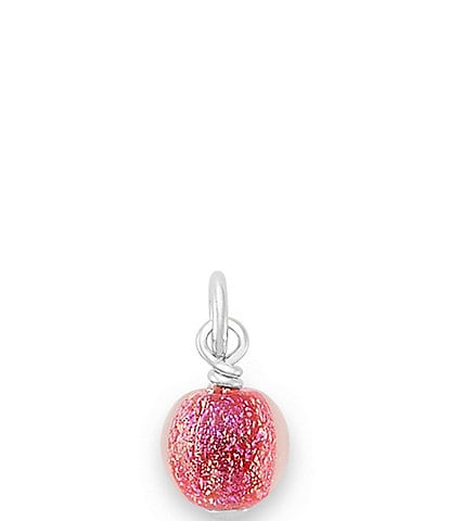 James Avery Glitter Mini Art Glass Bead Charm