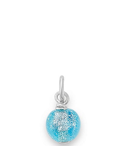James Avery Glitter Mini Art Glass Bead Charm