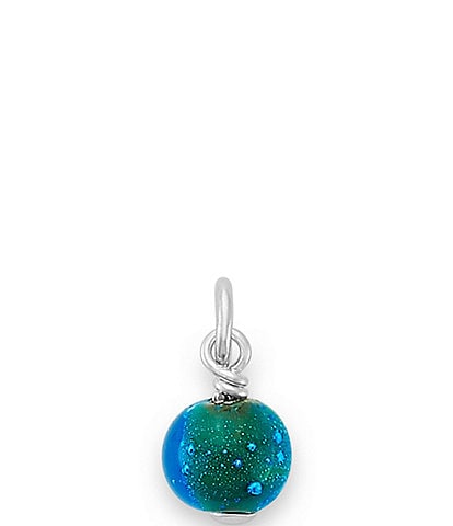 James Avery Glitter Mini Art Glass Bead Charm