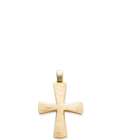 James Avery 14K Hammered Cross Charm