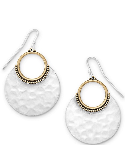 James Avery Hammered Eclipse Drop Earrings