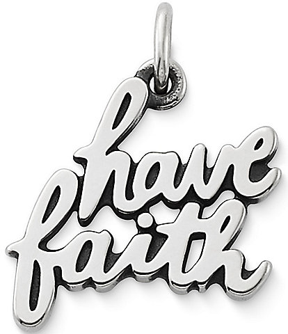 James Avery #double;Have Faith#double; Charm