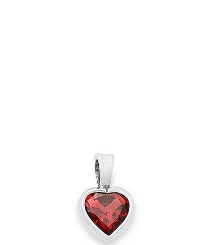 James Avery Heart Gemstone Charm