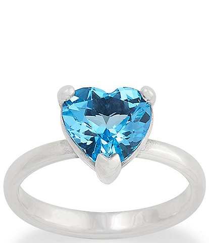 James Avery Heart Gemstone Ring