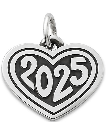 James Avery Heart with "2025" Charm