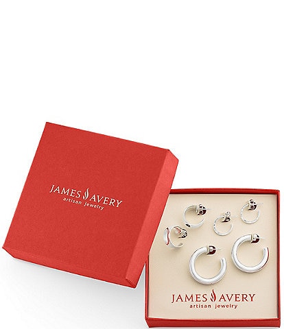 James Avery Hoops Earring Gift Set