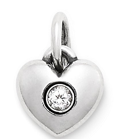 James Avery Keepsake Heart Birthstone with Gem Charm