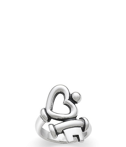 James Avery Key to My Heart Ring