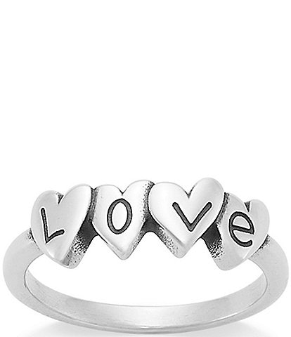 James Avery Love and Hearts Band Ring