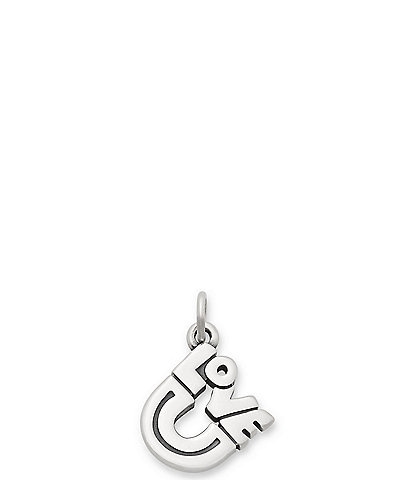 James Avery Love U Sterling Silver Charm