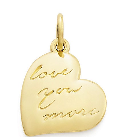 James Avery 14K Gold Love You More Charm