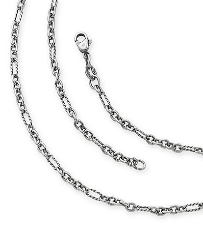 James Avery Medium Cable Figaro Chain Necklace