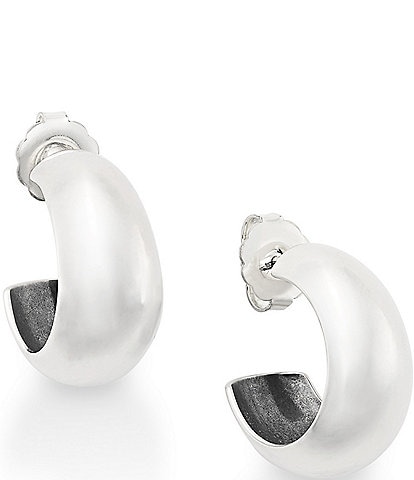 James Avery Medium Domed Hoop Earrings