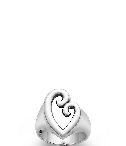 James Avery Sterling Silver Mother's Love Heart Ring