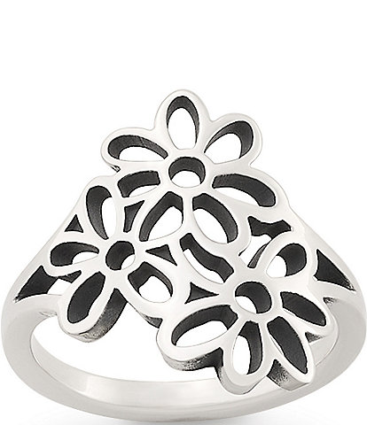 James Avery Open Floral Band Ring