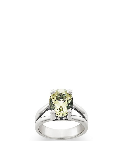 James Avery Oval Gemstone Sterling Silver Ring