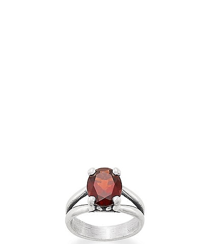 James Avery Oval Gemstone Sterling Silver Ring
