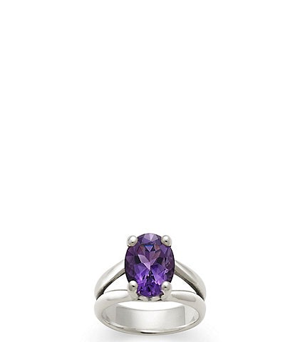 James Avery Oval Gemstone Sterling Silver Ring