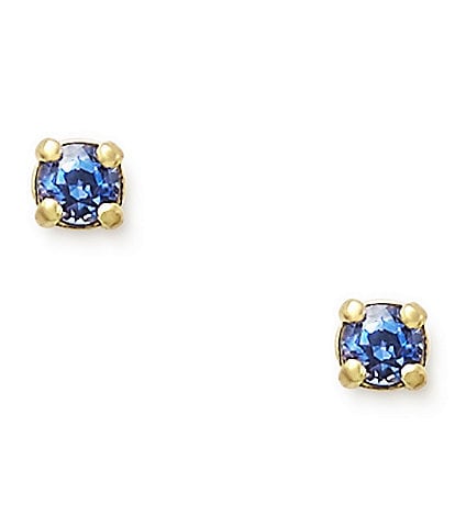 James Avery Petite Birthstone Ear Posts with Lab-Created Sapphires