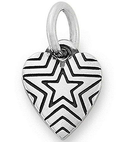 James Avery Radiant Star Mini Heart Charm
