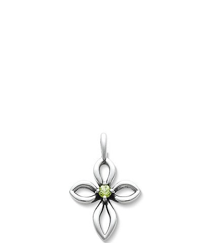 James Avery Remembrance Cross Birthstone Charm