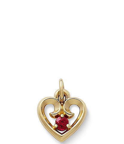 James Avery Remembrance Heart with Lab-Created Charm
