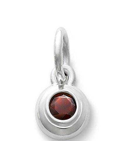 James Avery Remembrance Pendant January Birthstone with Garnet