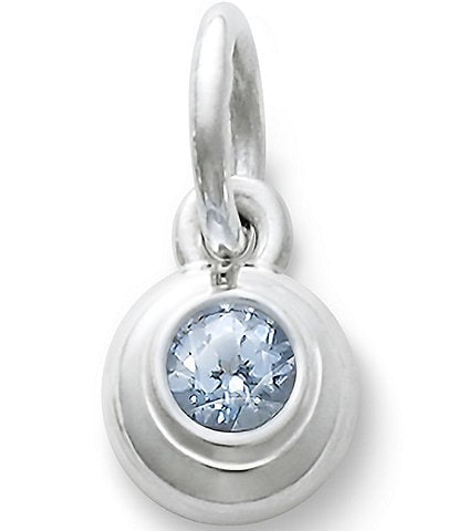 James Avery Remembrance with Lab-Created Aqua Spinel Charm