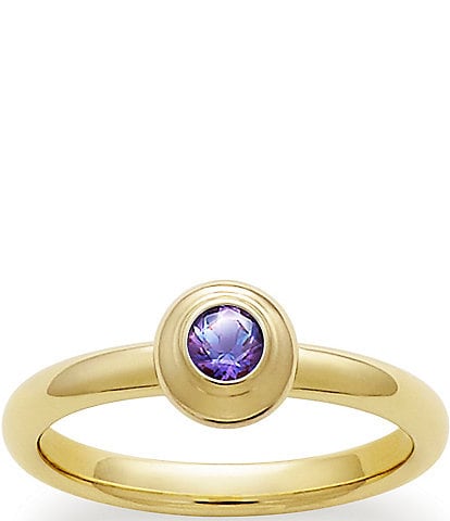 James Avery 14K Remembrance Ring June Birthstone with Lab-Created Alexandrite