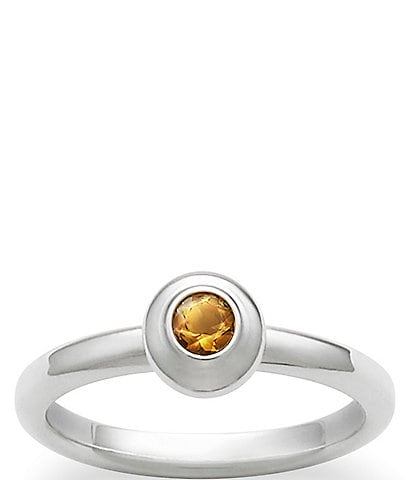 James Avery Remembrance Ring November Birthstone with Citrine