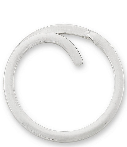 James Avery Round Swirl Key Ring