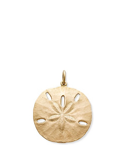 James Avery 14K Gold Sand Dollar Pendant