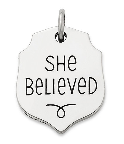 James Avery She Believed Charm