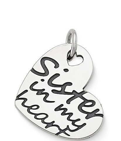 James Avery Sister in My Heart Charm