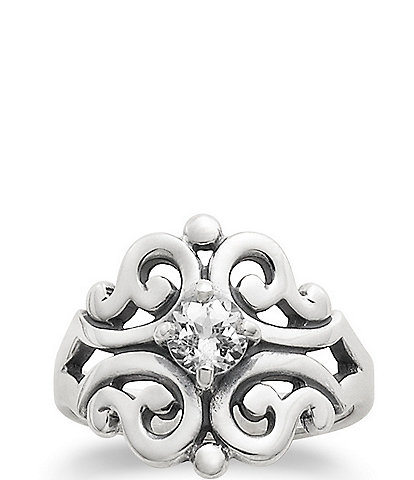 James Avery Spanish Birthstone Lace Ring with Lab-Created Gem