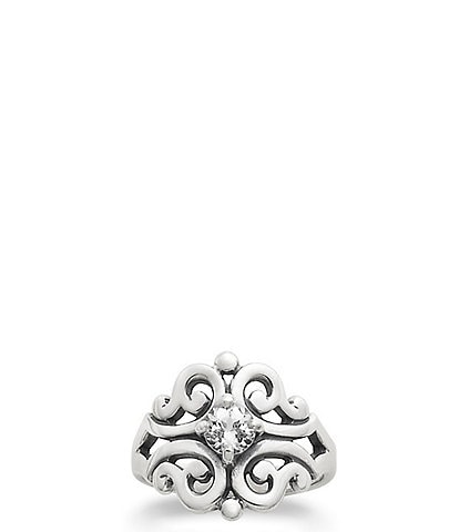 James Avery Spanish Birthstone Lace Ring with Lab-Created Gem
