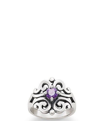 James Avery Spanish Lace Ring with Amethyst