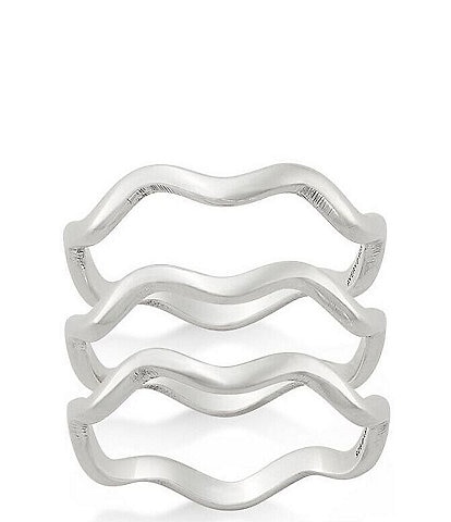 James Avery Squiggle Ring Set