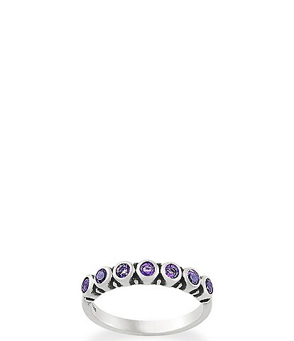 James Avery Stacker Ring with Gemstones