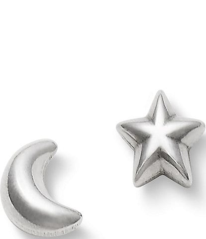 James Avery Starry Night Sterling Silver Mismatched Earrings