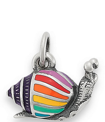 James Avery Sterling Silver Colorful Enamel Snail Charm